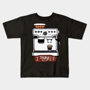 Lit Espresso Kids T-Shirt